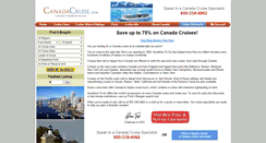 Desktop Screenshot of canadacruise.com